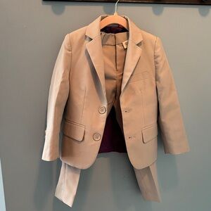 Opposuit   Boys suit  button jacket with pants gray color